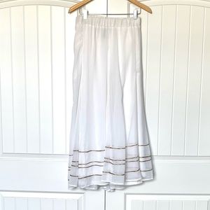 Catherine’s White Chiffon Full Skirt 2X